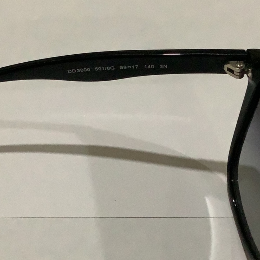 DOLCE & GABBANA Black Cat-Eye Style Sunglasses - Picture 4 of 8